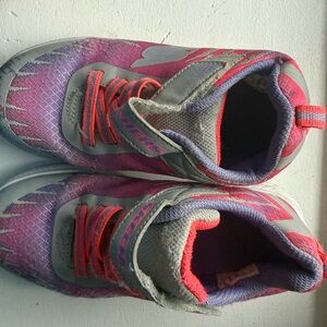 Skechers Kids' Pink and Gray Sneakers